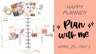 Plan with Me // Classic Happy Planner // April 25 - May 1
