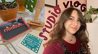 ✨studio vlog 10✨ noissue unboxing & more
