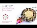 Lesson 3 qa learn bead embroidery with erika sandor  the traveller pendantbrooch