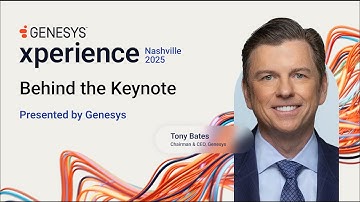 Behind the Keynote feat. Tony Bates