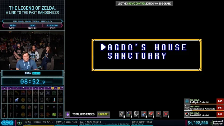AGDQ2020 - Games Done Quick | The Legend of Zelda ...