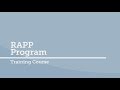 RAPP Training Course