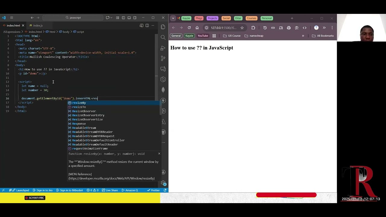 Nullish Coalescing Operator in JavaScript - YouTube