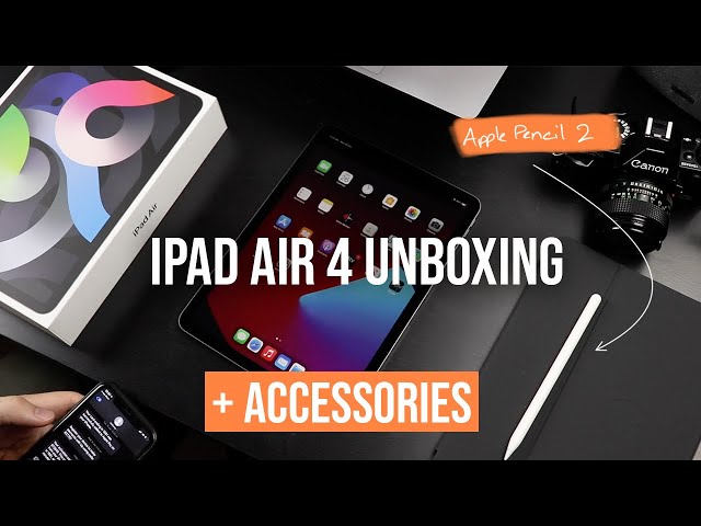 2020 iPad Air 4 Unboxing + Accessories (Apple Pencil & Smart Folio Keyboard)