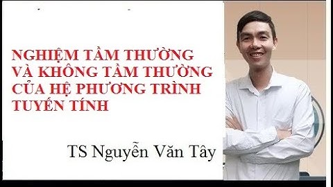 Hệ phương trình tuyến tính không thuàn nhất là gì