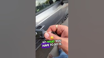 How to unlock door when remote key not work #car #automotive #youtubeshort #tips #carcare