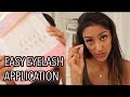 How To Apply False Lashes For Beginners! Best eye lashes - Tatti Lashes TL23