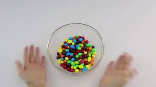 Educational video Learn Colors M&amp;Ms Skittles Kinder Surprise
