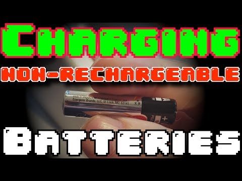 Charging Non-Rechargeable Alkaline Batteries!