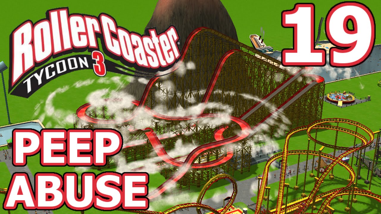 Peep Abuse (RollerCoaster Tycoon 3) Part 19 SUPER SPLASH BOATS