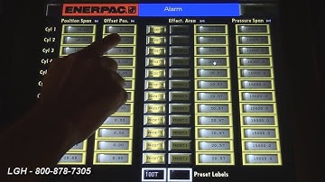 LGH - Tip and Tricks on using the Enerpac Synchronous Lift System
