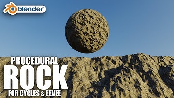 Quick and easy rock material for Cycles AND Eevee (Blender tutorial)