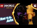 Ras v.s Arin | ninjago dragon rising season 2 recreation