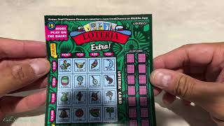 TRYING OUT BRAND NEW $5 LOTERIA EXTRA! CALIFORNIA LOTTERY SCRATCHERS SCRATCH OFF screenshot 3