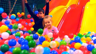 Vasena and Daddy at Indoor Playground for Kids with Nursery Rhymes Finger Family screenshot 4