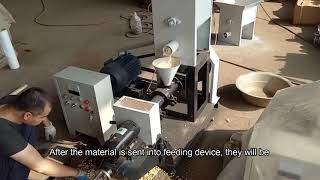 Small floating fish feed machine make different fish feed pellets