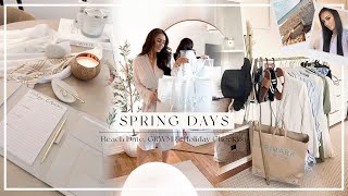 SPRING DAYS | Beach Date, GRWM, Holiday Checklist!