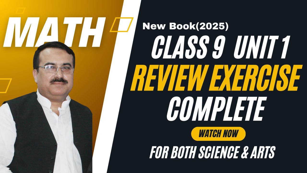 Review Exercise Full Solution | Sets and Subsets | Unit 1 | Class 9 ...