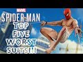 Top 5 WORST Suits in Spider-Man PS4!!!