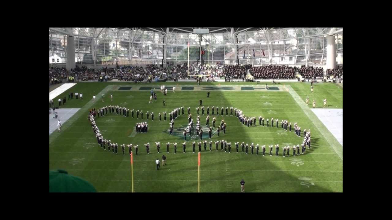 Notre Dame Marching Band - Dublin, 2012.