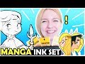 TRYING A JAPANESE MANGA SET - Deleter Ink and Dip Pen Haul!