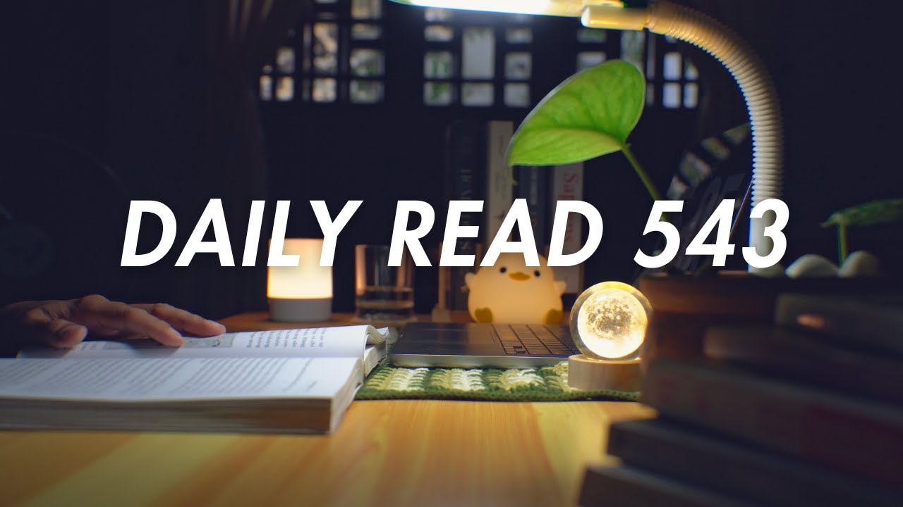 Read With Me Daily / ☘️ Day 543 / 1 Hour Reading With Soothing Piano Music / Study With Me