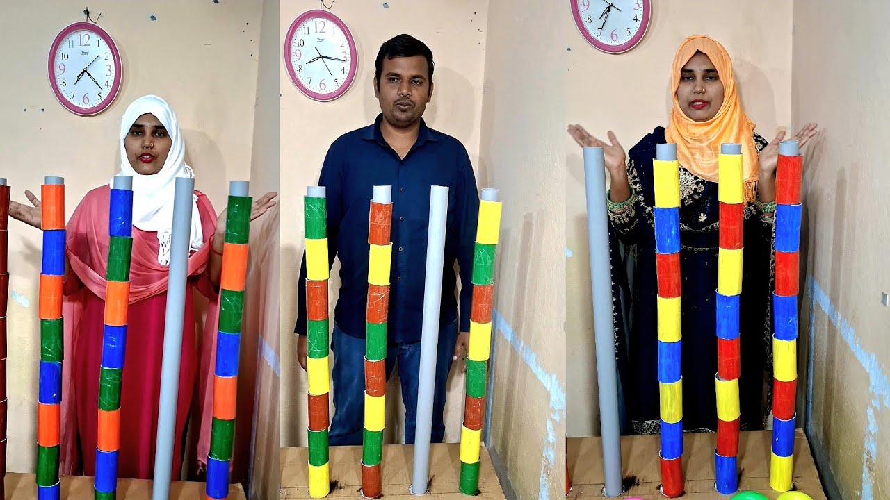 Arrange the Colours Sorting Challenge Game | Colour Challenge Game tower of hanoi puzzle game 🔴🟠🟡🟢🔵🟣