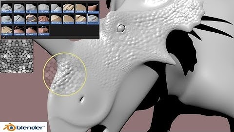 blender tutorial how to Use Alphas for Sculpting