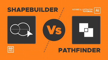 Adobe Illustrator • Shapebuilder Vs Pathfinder