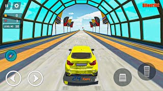 Ambulance Car Stunts: Mega Ramp Stunt Car Games  - Impossible Car Tracks 3d #5 - Android Gameplay screenshot 3