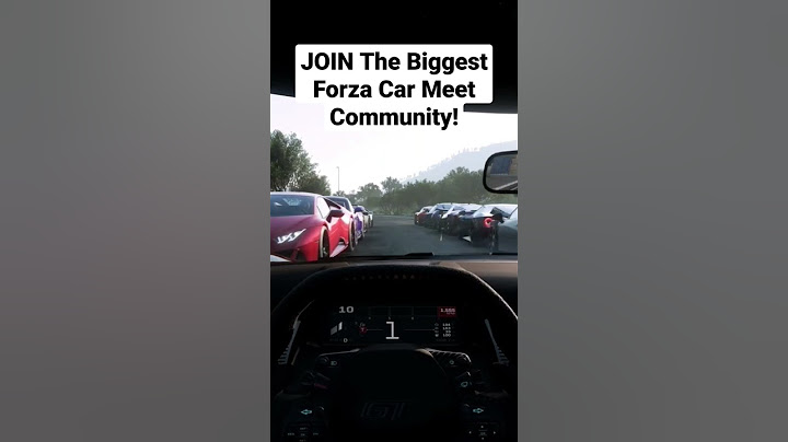 The Biggest Forza Car Meet Community!