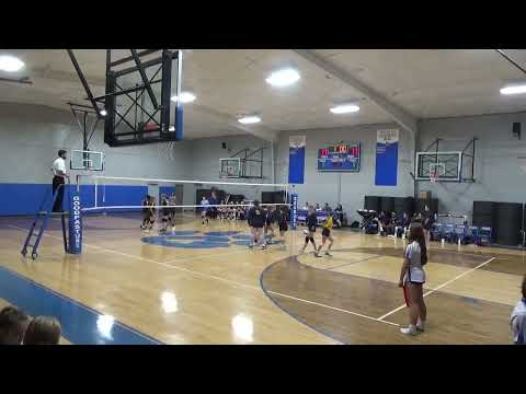 Webb Middle School volleyball playoff game vs Clarksville Academy 2022