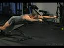 athletenschmiede Face Down on Incline Bench Dumbbell Rotate and Press