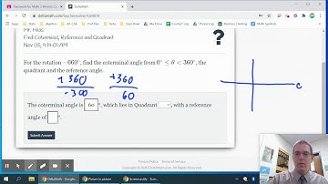 DeltaMath:  Reference Angles