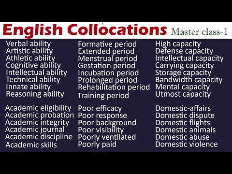 Collocations em Inglês - Ep. 01 