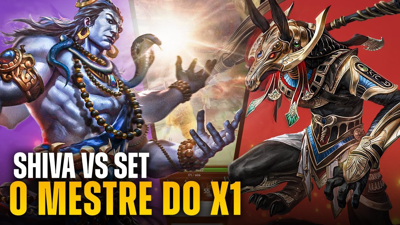 SET É MUITO OP! | O MESTRE DO X1 - Shiva Vs Set