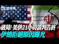美伊談判破裂與荷姆茲海峽封鎖
