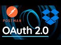 Oauth 20 authorization flow using the dropbox api and postman