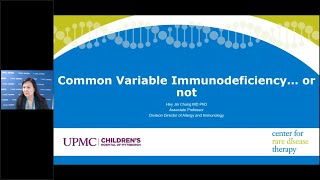 Treatment Approaches for Common Variable Immunodeficiencies and Related Disorders | UPMC Children