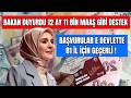 BAKAN DUYURDU 12 AY 11.000 BİN TL MAAŞ GİBİ DESTEK BAŞVURULAR E DEVLETTE NASIL ALINIR ?