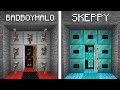 Skeppy Vs BadBoyHalo ESCAPE ROOM Build Battle - Minecraft