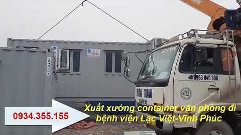Container văn phòng 40ft, container văn phòng 20ft bán và cho thuê