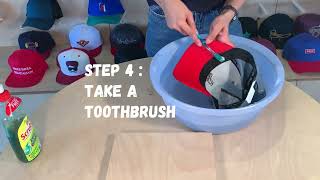 DEEP CLEAN YOUR CAP AT HOME | CAP CLEANING HACK | URBAN MONKEY #caps #capcleaning #cleaninghacks screenshot 2