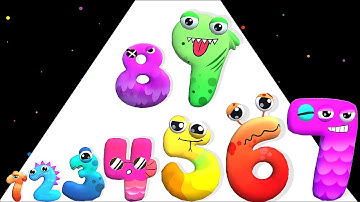 Number Lore Run : Merge Math 3D ⭐ Merge Simulator Battles ( ASMR GAMEPLAY )