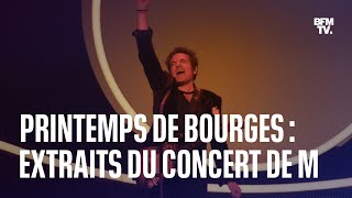 Printemps de Bourges: découvrez des extraits du concert de M en ouverture du festival