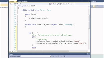 VS C# Serial Com Port Instant Messaging Tutorial-part 3 (Coding Phase)