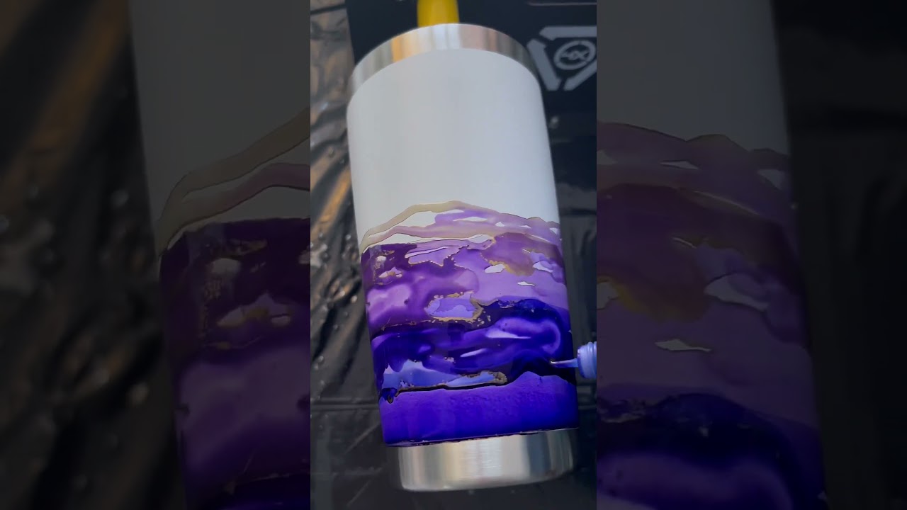Alcohol Ink Tumbler