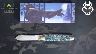 First Look Open End Gateway By Jack Wolf Knives Abalone