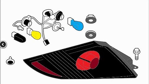 4G Mitsubishi Eclipse Oem Tail Light Open And de-chrome