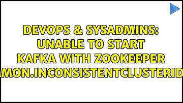 Unable to start kafka with zookeeper (kafka.common.InconsistentClusterIdException)